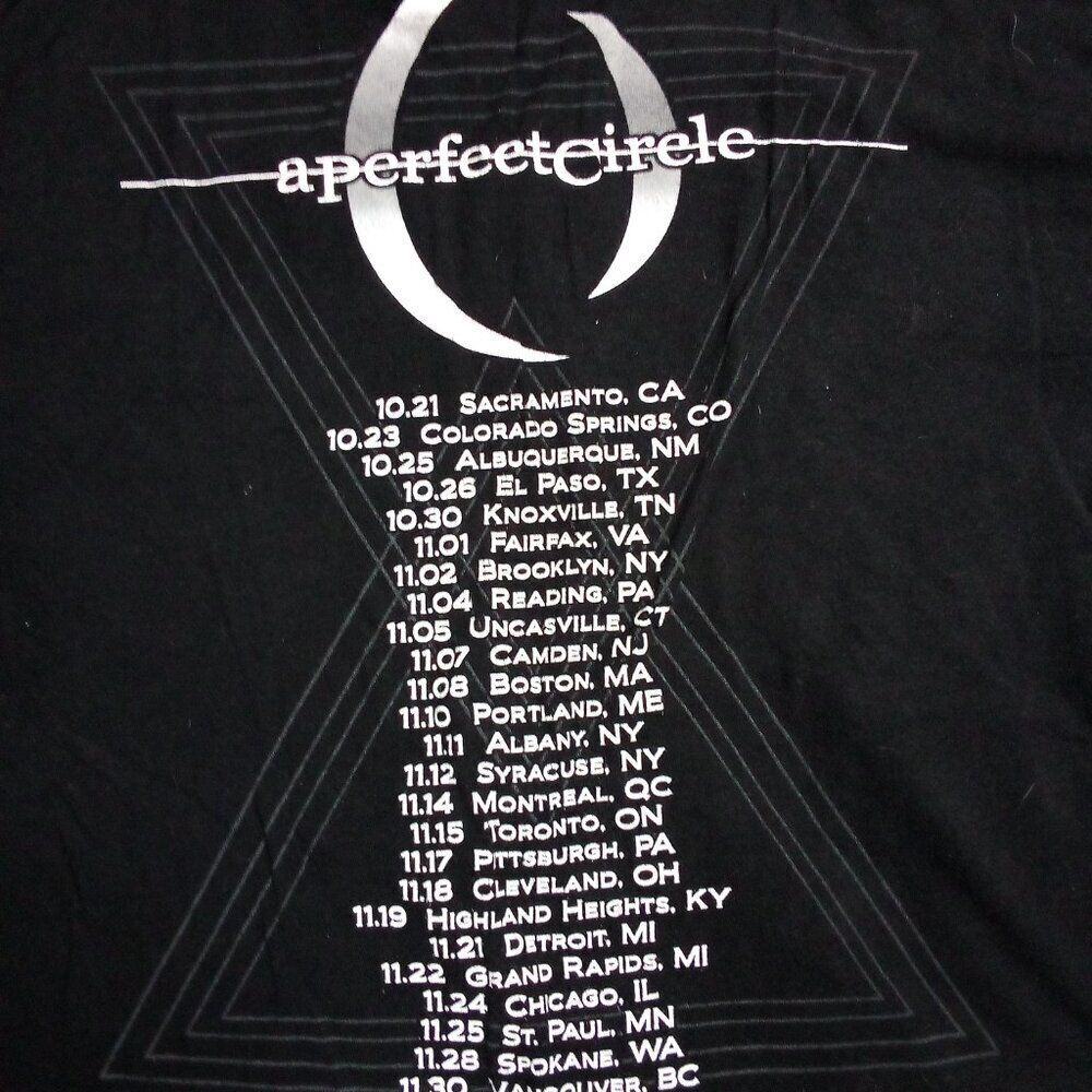 A Perfect Circle 2017 Tour T-Shirt - Picture 5 of 5